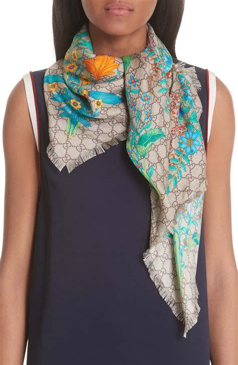 gucci scarf womens cheap|gucci scarf female.